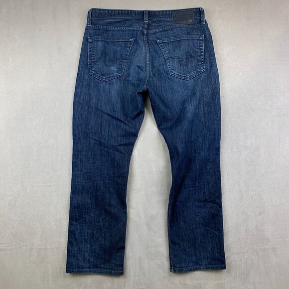 AG Adriano Goldschmied Mens Pants 32 Blue Jeans Graduate Tailored Leg Aged 32x28 - Picture 10 of 12